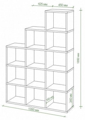 Стеллаж Бартоло СЛД 5 в Озерске - ozersk.mebel24.online | фото 2