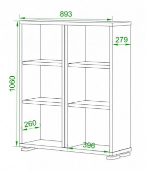 Стеллаж Домино нельсон ПУ-50-1 в Озерске - ozersk.mebel24.online | фото 2