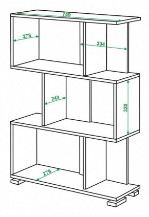 Стеллаж Домино нельсон СЛ-5-3 в Озерске - ozersk.mebel24.online | фото 2