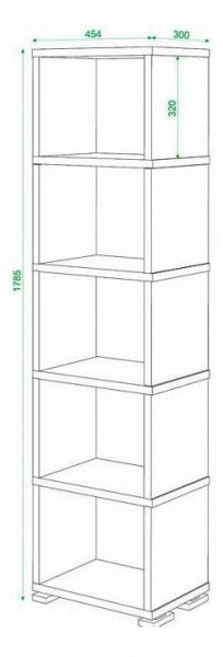 Стеллаж Домино СБ-15/5 в Озерске - ozersk.mebel24.online | фото 3