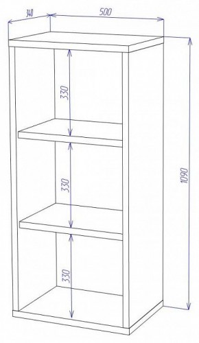 Стеллаж Домино СУ(ш1в1) в Озерске - ozersk.mebel24.online | фото 2