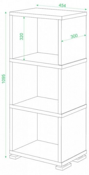 Стеллаж-колонка Домино Лайт СБ-15/3 в Озерске - ozersk.mebel24.online | фото 2