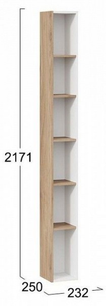 Стеллаж-колонка Порто ТД-393.07.25 в Озерске - ozersk.mebel24.online | фото 5