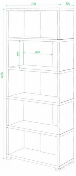 Стеллаж СБ-10/5 в Озерске - ozersk.mebel24.online | фото 2