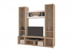 Стенка АНТАЛИЯ 2 (Сонома/Графит софт) в Озерске - ozersk.mebel24.online | фото 2