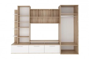 Стенка Денвер (СТЛ.151.01) Дуб сонома/Белый в Озерске - ozersk.mebel24.online | фото 2