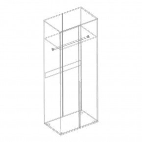 СТИЛ Шкаф 2-ств для одежды в Озерске - ozersk.mebel24.online | фото 2