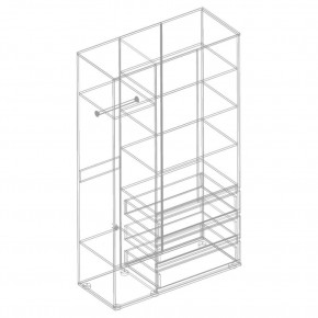 СТИЛ Шкаф 3-ств с 3 ящиками в Озерске - ozersk.mebel24.online | фото 2