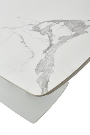 Стол ALATRI 120 GLOSS STATUARIO WHITE SOLID CERAMIC / WHITE, ®DISAUR в Озерске - ozersk.mebel24.online | фото 10