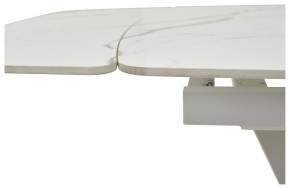 Стол ALATRI 120 GLOSS STATUARIO WHITE SOLID CERAMIC / WHITE, ®DISAUR в Озерске - ozersk.mebel24.online | фото 3