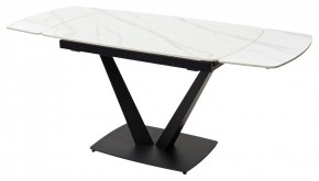Стол ALATRI 120 MATT WHITE MARBLE SOLID CERAMIC / BLACK, ®DISAUR в Озерске - ozersk.mebel24.online | фото 10