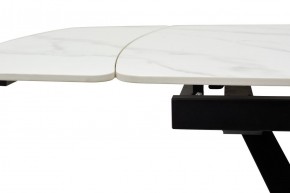 Стол ALATRI 120 MATT WHITE MARBLE SOLID CERAMIC / BLACK, ®DISAUR в Озерске - ozersk.mebel24.online | фото 5