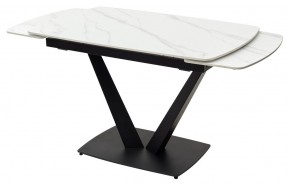 Стол ALATRI 120 MATT WHITE MARBLE SOLID CERAMIC / BLACK, ®DISAUR в Озерске - ozersk.mebel24.online | фото 8