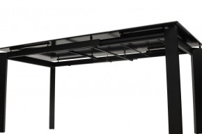 Стол CORNER 120 MATTE STATUARIO Белый мрамор матовый керамика, стекло/ черный каркас, ®DISAUR в Озерске - ozersk.mebel24.online | фото 9