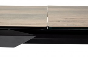 Стол CREMONA 140 KL-61 под дерево, итальянская керамика/ черный каркас, ®DISAUR в Озерске - ozersk.mebel24.online | фото 6