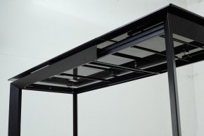 Стол CREMONA 140 KL-99 Белый мрамор матовый, итальянская керамика / черный каркас, ®DISAUR в Озерске - ozersk.mebel24.online | фото 13