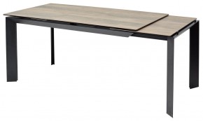 Стол CREMONA 180 KL-61 Под дерево, итальянская керамика / черный каркас, ®DISAUR в Озерске - ozersk.mebel24.online | фото 7