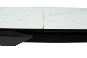 Стол CREMONA 180 KL-99 Белый мрамор матовый, итальянская керамика / черный каркас, ®DISAUR в Озерске - ozersk.mebel24.online | фото 12