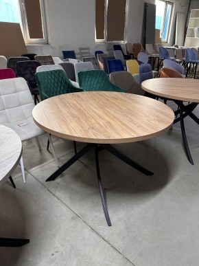 Стол ДАРИО D100 Дуб Канзас / Черный каркас М-City в Озерске - ozersk.mebel24.online | фото 9