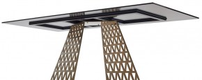 Стол ENNA 220 KL-188 Контрастный мрамор матовый, итальянская керамика/ каркас цвета шампань, ®DISAUR в Озерске - ozersk.mebel24.online | фото 12