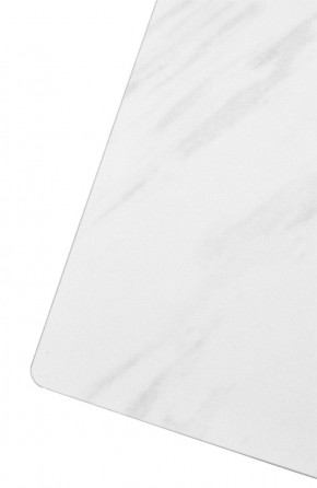 Стол FONDI 180 MARBLES KL-99 Белый мрамор матовый, итальянская керамика/ черный каркас, ®DISAUR в Озерске - ozersk.mebel24.online | фото 6
