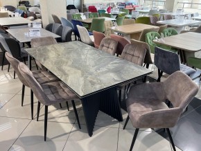 Стол IVAR 180 MARBLES KL-80 Серый мрамор, итальянская керамика, ®DISAUR в Озерске - ozersk.mebel24.online | фото 11