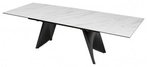Стол IVAR 200 MARBLES KL-99 Белый мрамор, итальянская керамика, ®DISAUR в Озерске - ozersk.mebel24.online | фото 1
