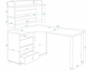 Стол компьютерный Домино нельсон СР-145М в Озерске - ozersk.mebel24.online | фото 2