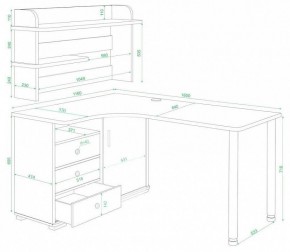 Стол компьютерный Домино нельсон СР-165М в Озерске - ozersk.mebel24.online | фото 2