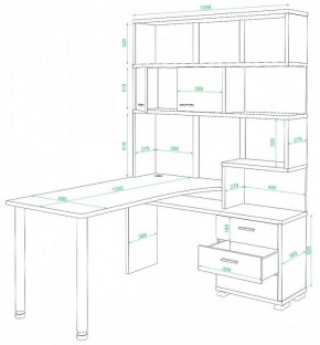 Стол компьютерный Домино нельсон СР-420/130 в Озерске - ozersk.mebel24.online | фото 2