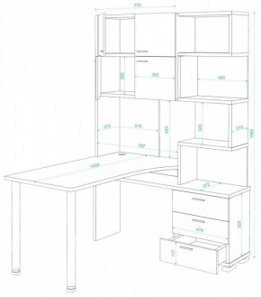Стол компьютерный Домино нельсон СР-500М/140 в Озерске - ozersk.mebel24.online | фото 2