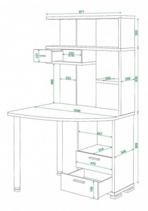 Стол компьютерный Домино СК-20 в Озерске - ozersk.mebel24.online | фото 5