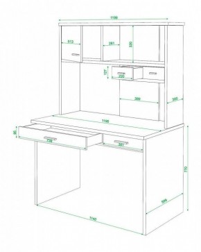 Стол компьютерный Домино СК-60 в Озерске - ozersk.mebel24.online | фото 2