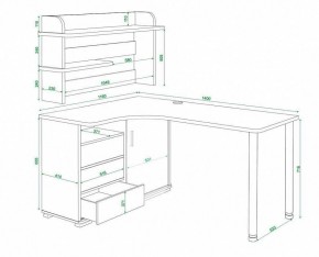 Стол компьютерный Домино СР-145М в Озерске - ozersk.mebel24.online | фото 5