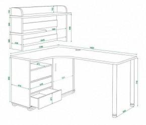 Стол компьютерный Домино СР-145М в Озерске - ozersk.mebel24.online | фото 5