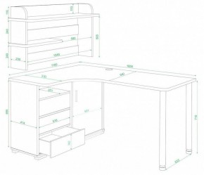 Стол компьютерный Домино СР-145М в Озерске - ozersk.mebel24.online | фото 3