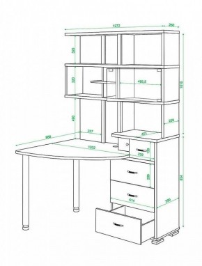 Стол компьютерный Домино СР-320 в Озерске - ozersk.mebel24.online | фото 5