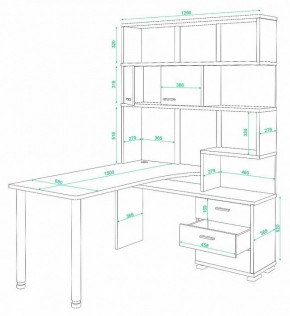 Стол компьютерный Домино СР-420/150 в Озерске - ozersk.mebel24.online | фото 2