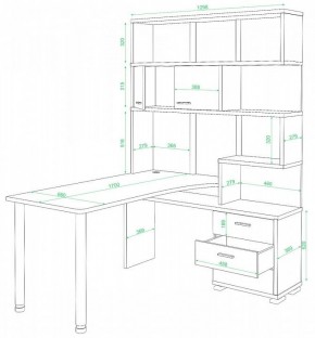 Стол компьютерный Домино СР-420/170 в Озерске - ozersk.mebel24.online | фото 2