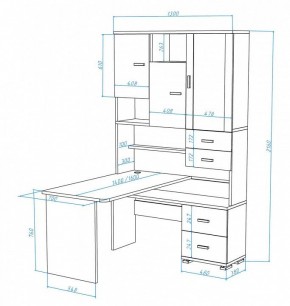 Стол компьютерный Домино СР-620/140 в Озерске - ozersk.mebel24.online | фото 3