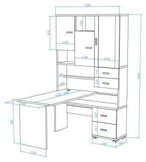 Стол компьютерный Домино СР-620/180 в Озерске - ozersk.mebel24.online | фото 2