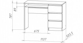 НИЦЦА-11 Стол компьютерный (НЦ.11) в Озерске - ozersk.mebel24.online | фото 3