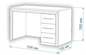 Стол компьютерный Нобиле СтЯ130+НСт130Д в Озерске - ozersk.mebel24.online | фото 3