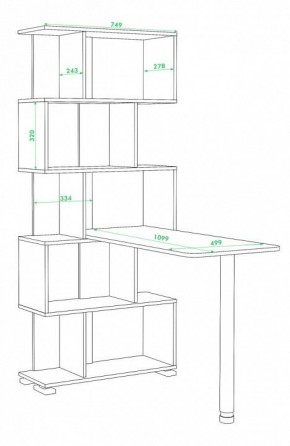 Стол компьютерный СЛ-5СТ в Озерске - ozersk.mebel24.online | фото 2