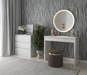 Стол косметический Энкель 100 белый в Озерске - ozersk.mebel24.online | фото 4