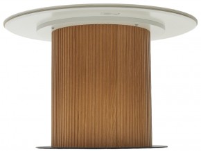 Стол MESA D120 цвет БЕЛЫЙ МРАМОР M326 / Каркас OAK, ®DISAUR в Озерске - ozersk.mebel24.online | фото 8