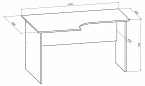 Стол офисный Офис ОФ-10 в Озерске - ozersk.mebel24.online | фото 4