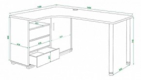 Стол письменный Домино СР-145СМ в Озерске - ozersk.mebel24.online | фото 5