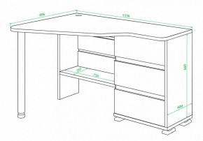 Стол письменный Домино СР-322С в Озерске - ozersk.mebel24.online | фото 2