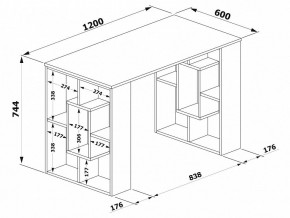 Стол письменный СПм-15 в Озерске - ozersk.mebel24.online | фото 3